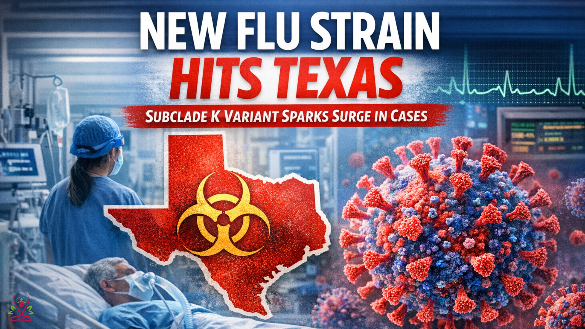 New flu strain H3N2 subclade K causing rising hospitalizations in Texas during the 2025–2026 flu season